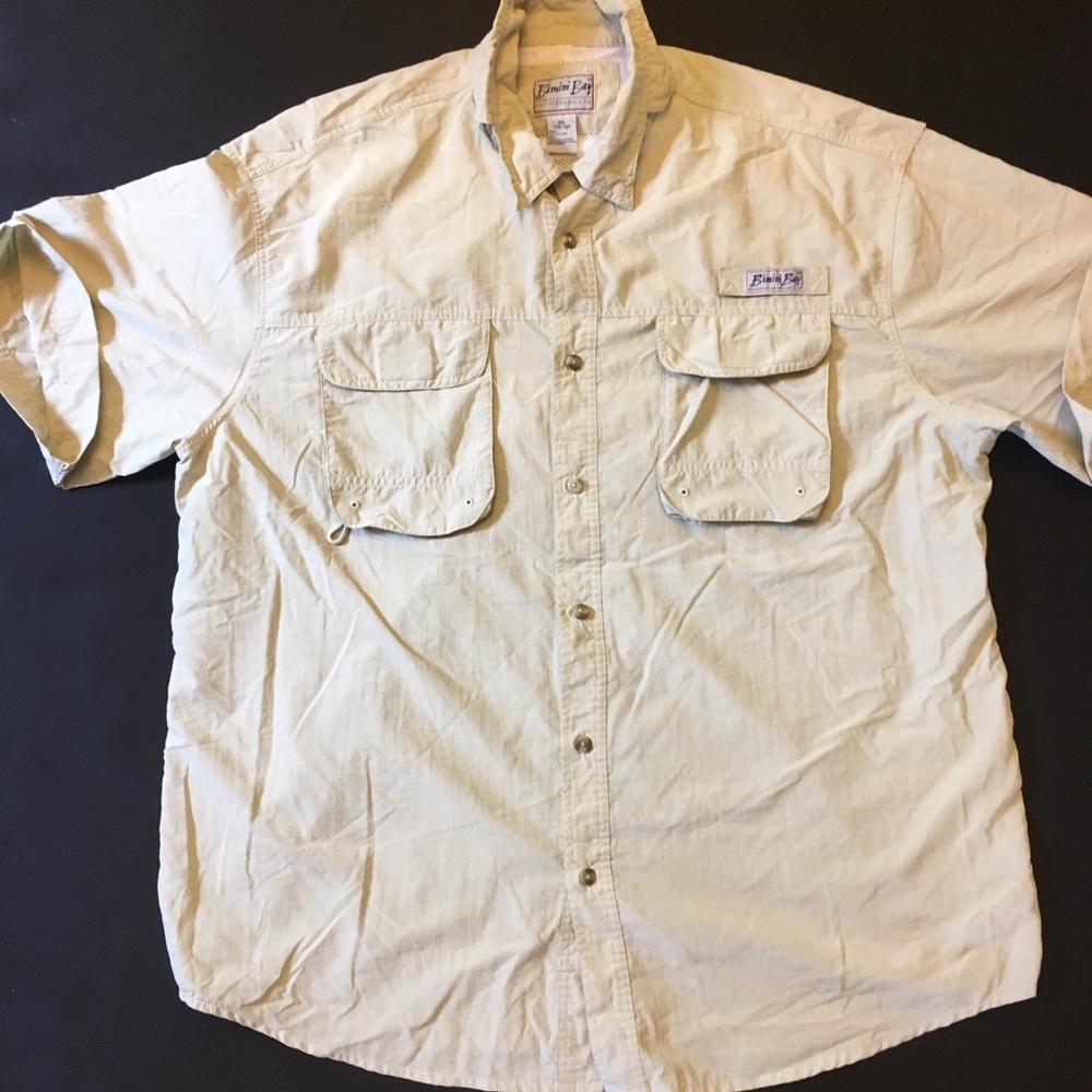 BIMINI BAY  outfitters LTD  short sleeve shirt XXL